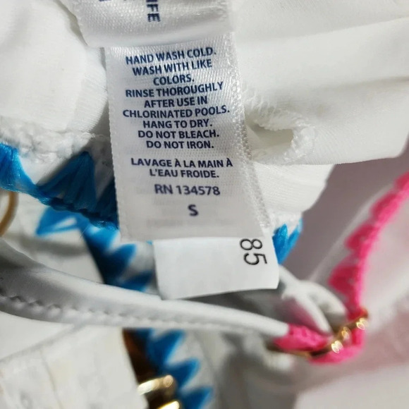 💚 5 For $25 VINEYARD VINES Coverstich Bikin Two Piece Swimsuit Size Medi - Picture 6 of 7